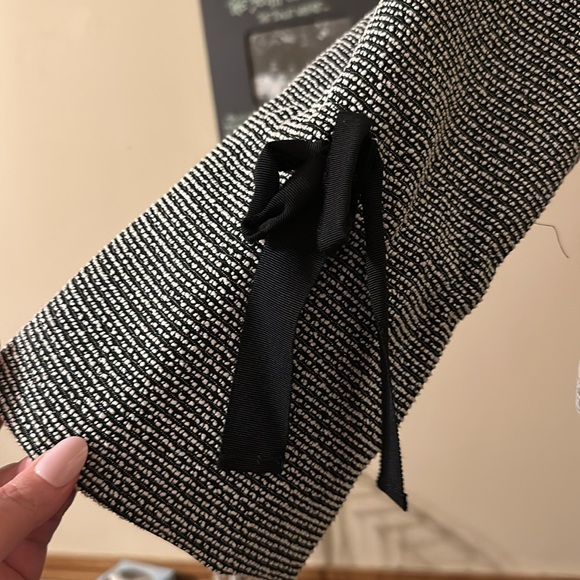 Nine West Textured Blazer with Tie sleeves - Picture 3 of 7